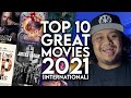 #ZHAFVLOG - TOP 10 GREAT MOVIES 2021 (International)