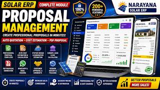 Solar ERP Proposal Management | Professional Solar Quotation Software screenshot 2