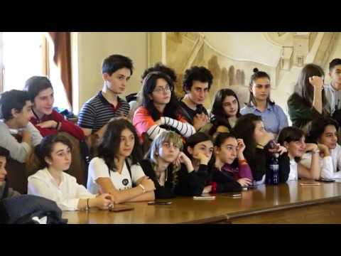 მართლწესრიგის ოფიცრების საინფორმაციო შეხვედრა კლასიკური გიმნაზიის მოსწავლეებთან