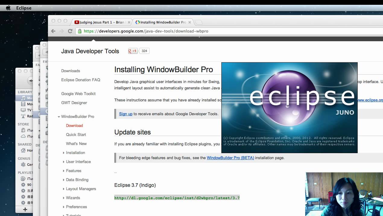 Java with Eclipse Juno Part 4: Create a simple Swing app (GUI) - YouTube