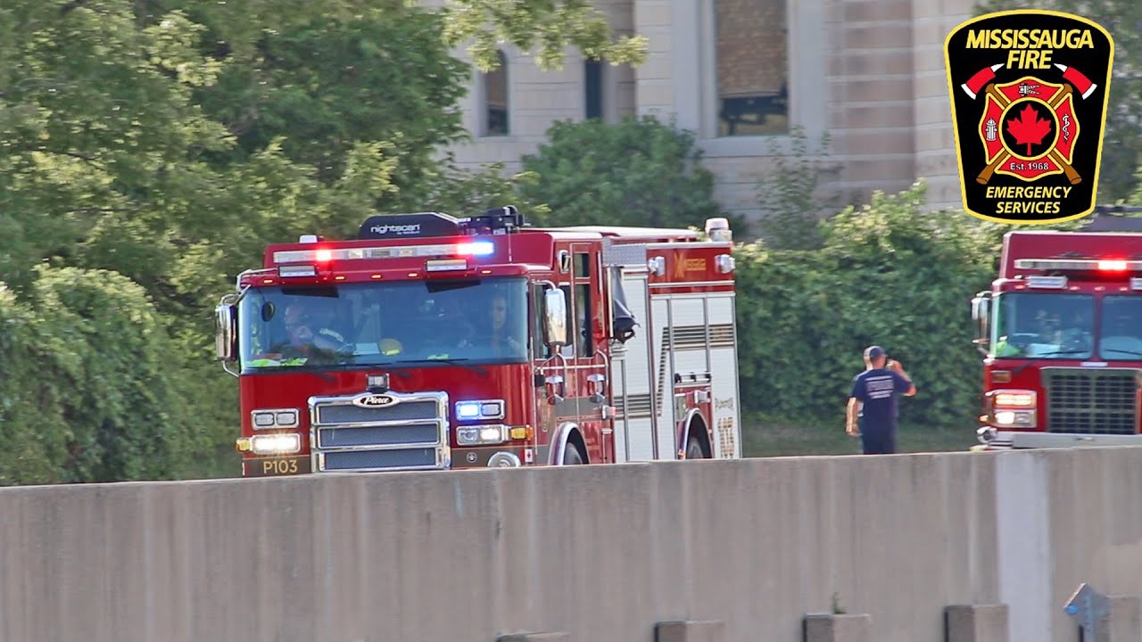 Mississauga Fire - P103 Responding