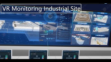 VR Digital Twin | Remote Monitor Industrial Site | Industry 4.0