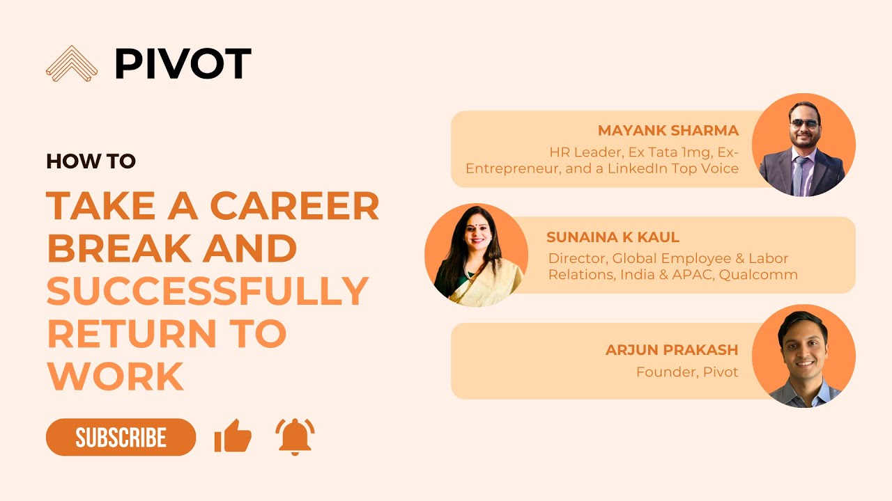 How to Take a Career Break and Successfully Return to Work - YouTube