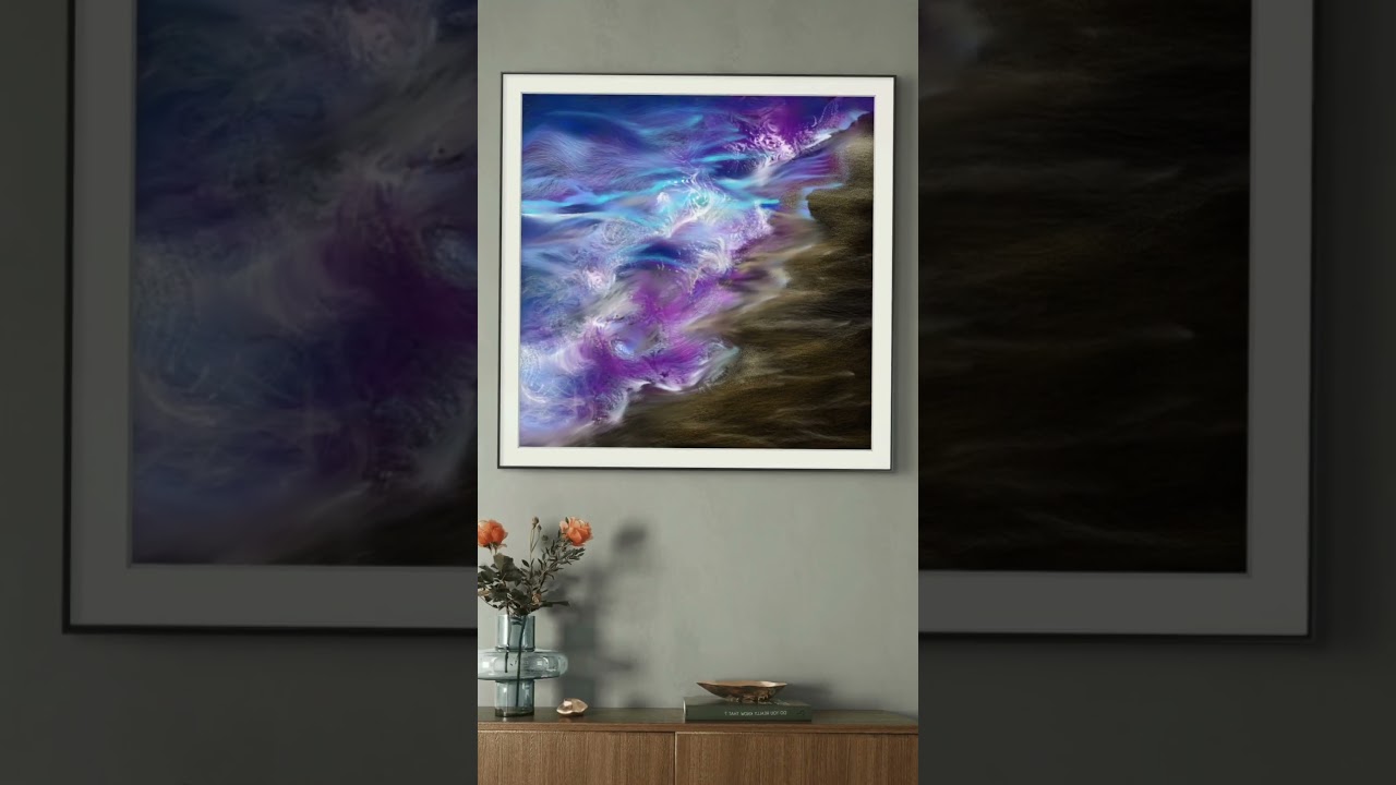 cosmic waves -  one of a kind artwork Emerging artist to watch