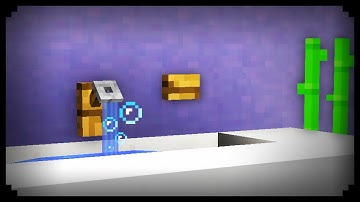 ✔ Minecraft: How to make a Working Sink