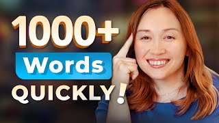 How I’ve Learned 1000+ ENGLISH Words INCREDIBLY QUICK