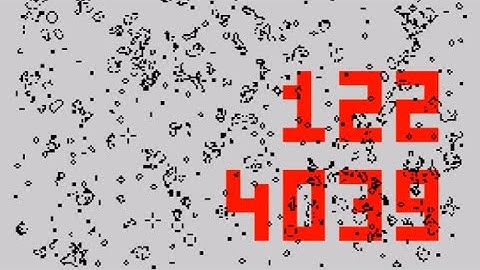 ZX Spectrum 48k: "Conway