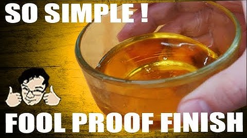 A 5000 year old wood finish formula that can