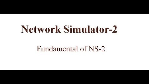NS 2 fundamentals, ns-2 basics, ns-2 for beginner, Simple TCL script in NS-2
