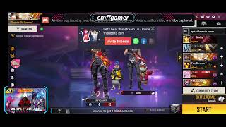 FREE FIRE LIVE CUSTOM ROOM GIVEAWAY.1000 💎  DIAMONDS GIVEAWAY|EMFF GAMER