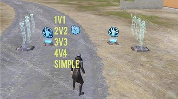 WOW map Erangle mein bnane ka mukamal trika ✅ | 1v1 , 2v2, 3v3 and 4v4 | wow creater