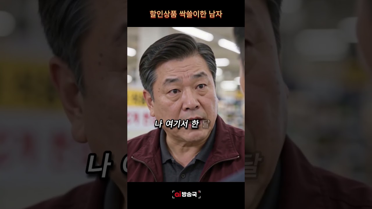 할인상품 싹쓸이한 남자 #시니어 #반전드라마 #감동 #감동드라마