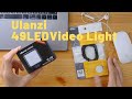 Ulanzi 49LEDビデオライト | Zoom会議にもコスパ高いLEDライトとディフューザのセットを紹介