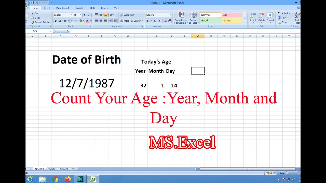 Count Age Chart