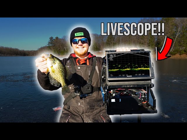 How To Use Garmin LIVESCOPE Ice Fishing (The Ultimate Set-up