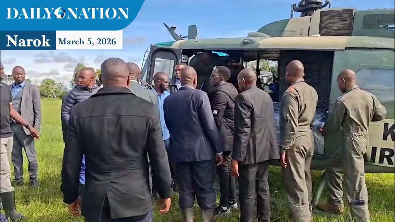Bodies of 5 Nandi chopper crash victims arrive in Emurua Dikirr for memorial service