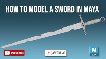 Modeling a Damaged Sword in Maya | Step by Step Tutorial