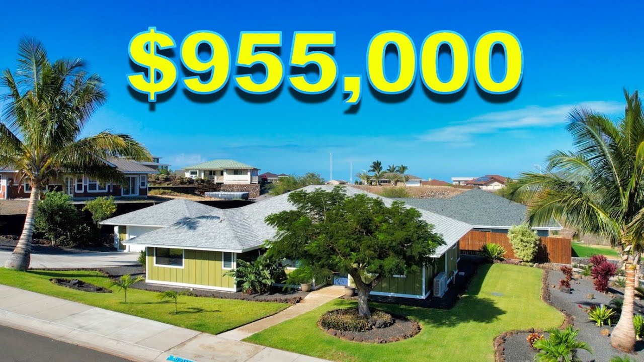 Tour a $955,000 STUNNING Tropical Home In Waikoloa Village!