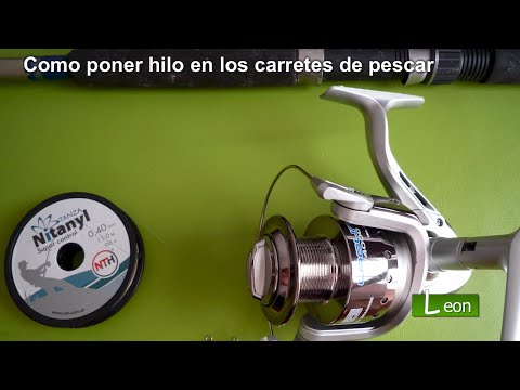 Video: Cómo Enrollar El Hilo De Pescar
