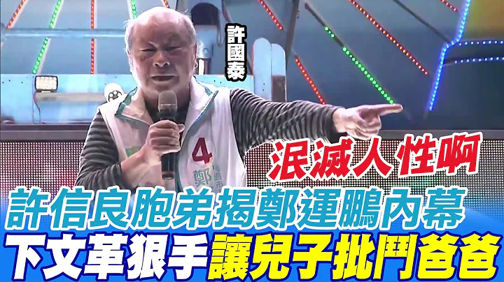 许信良胞弟许国泰揭郑运鹏内幕 下文革狠手让儿子批斗爸爸 @CtiNews - 天天要闻