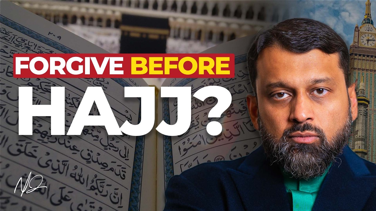My Hajj Isn't Accepted if I Don't Forgive?
