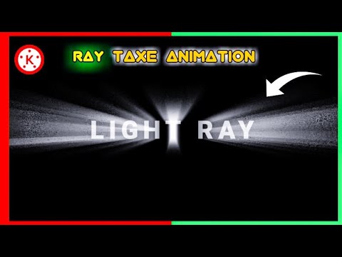 Rays Editing In Kinemaster ! 🔥Text Ray effect.