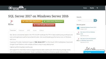 SQL Server 2017 Web with Vulnerability Assessment- Deploy on Azure , AWS and Google Cloud Platform.