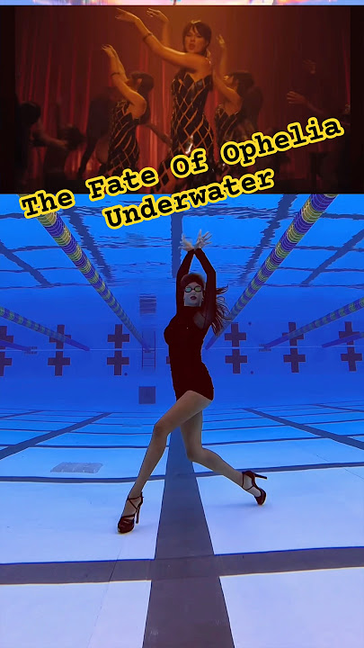 If The Fate of Ophelia was filmed UNDERWATER 💃🏼💦🎭 #taylorswift #thefateofophelia #dance ​⁠
