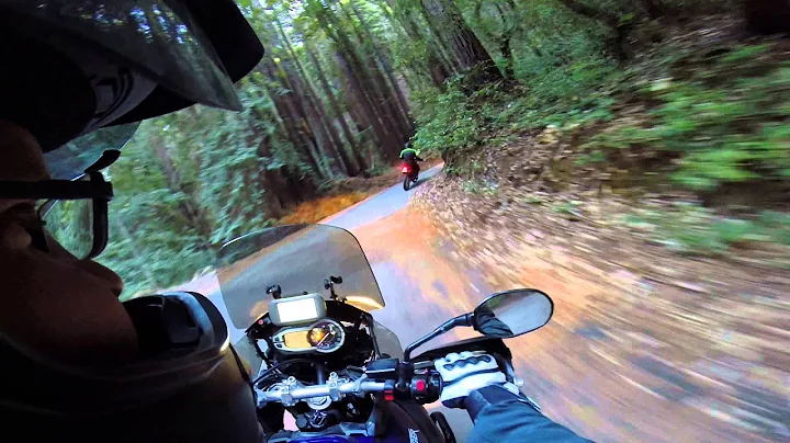 Riding China Grade, Santa Cruz Mountains