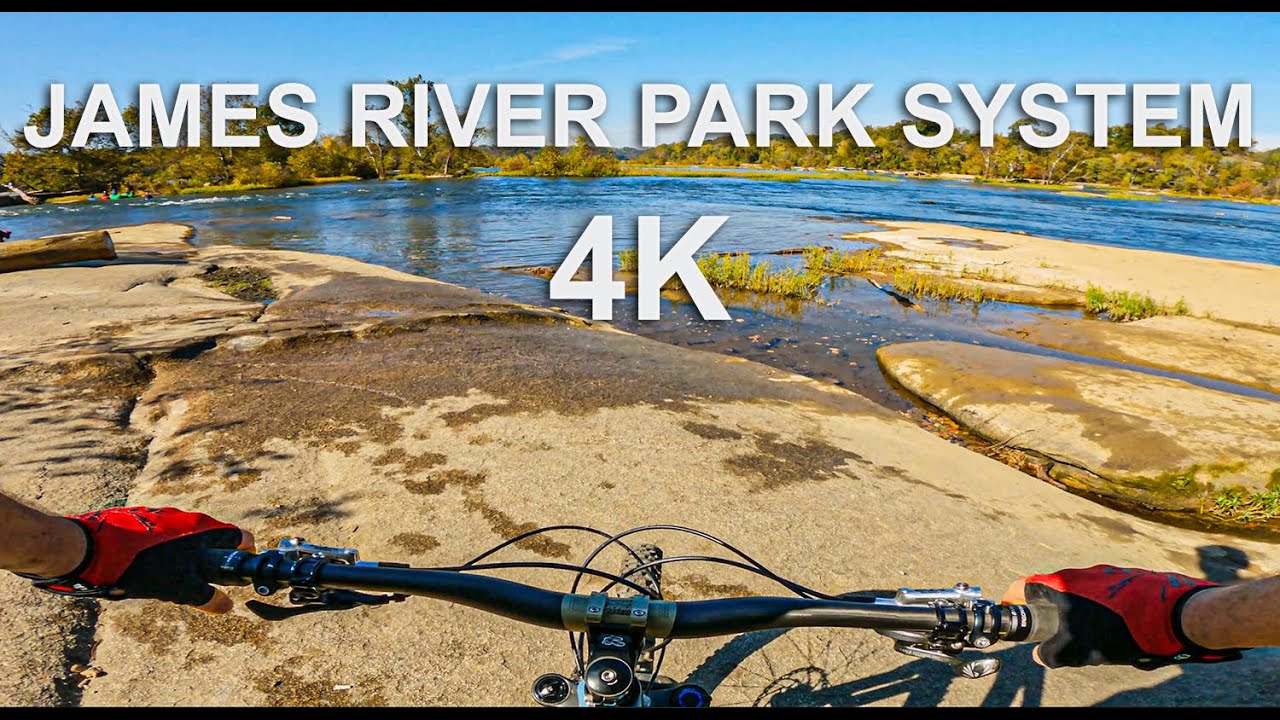 Mountain Biking in Richmond VA - James River 4K