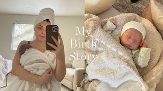 MY BIRTH STORY ♡ EMERGENCY CSECTION + POSTPARTUM