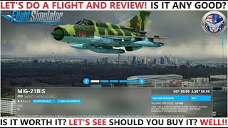 MiG-21Bis Fishbed by GKS (Golden Key Studios) - Flight/Review Microsoft Flight Simulator