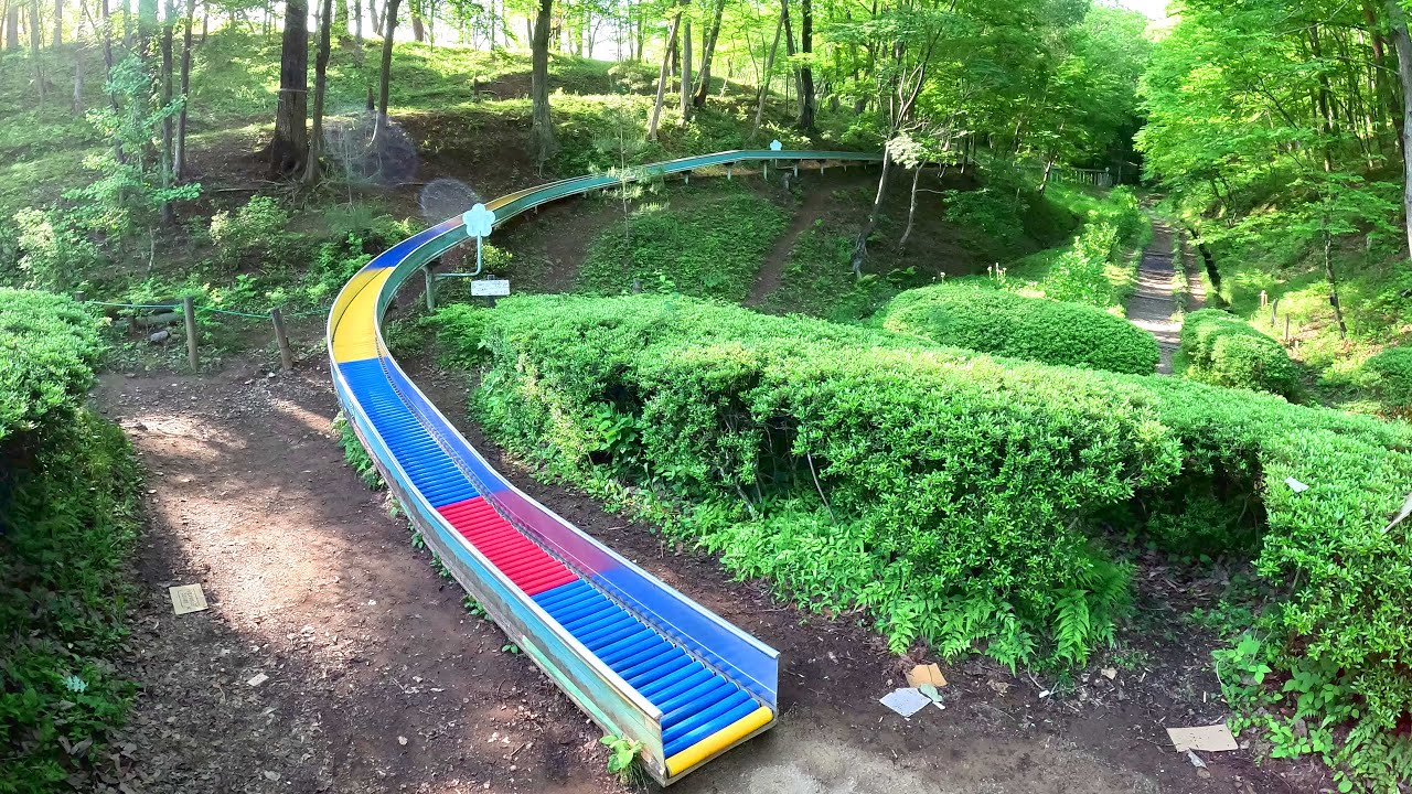 【TOKYO】東京で一番長い211ｍの青梅市花木園ローラーすべり台【東京都青梅市】