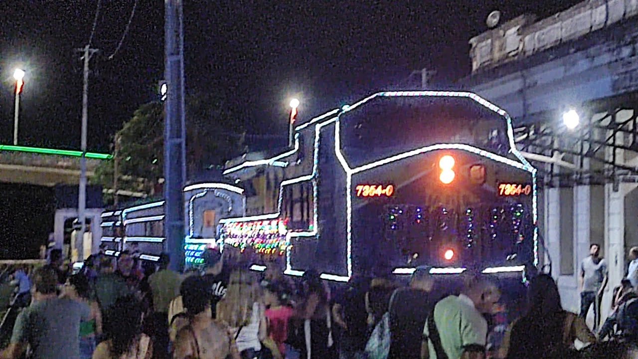 *Especial de Natal* Trem de Natal da MRS Logística em Pindamonhangaba 2024