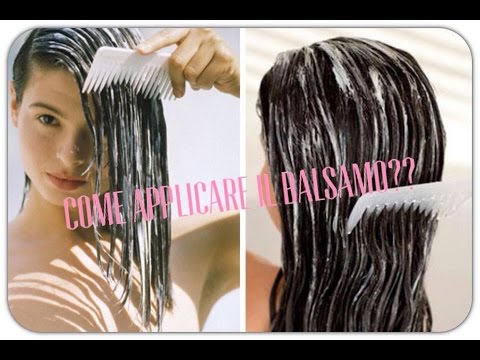 Come applicare il BALSAMO e pettinare i capelli senza spezzarli!