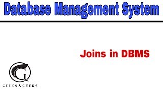 Joins in DBMS - Abhishek S. Rao