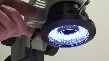 Aven 26200B 222 Polarized Ring Light