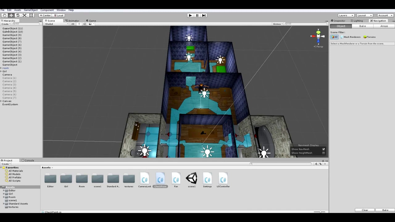 Уроки по Unity 5 #FNAF №3 Перемещение врага - YouTube