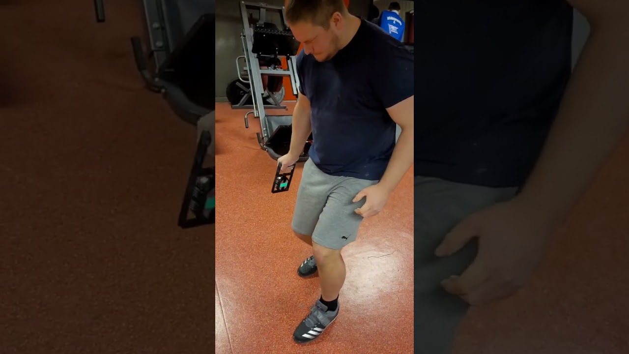 Benjamin Lien (NO) - 117,3 kg on the gripmeter GM150