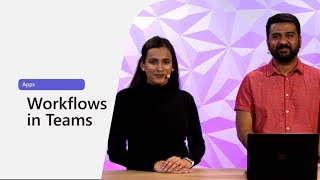 how to use workflows in microsoft teams