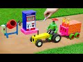 diy mini truck loading stone and mixer from crusher machine science project @sanocreator