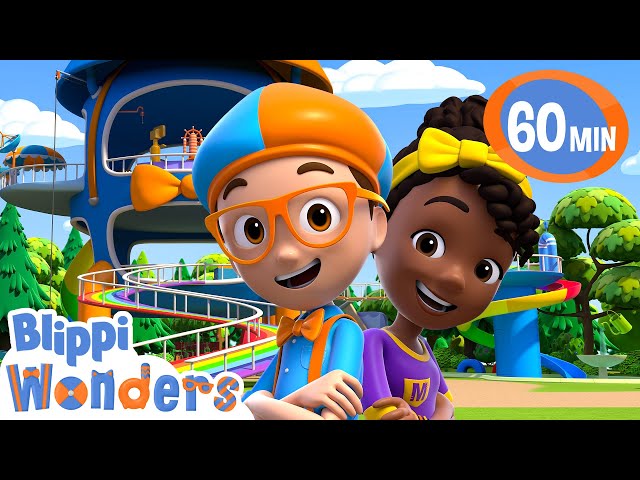 Blippi and Meekah build the ultimate playground! | Blippi Wonders Educational Videos for Kids class=