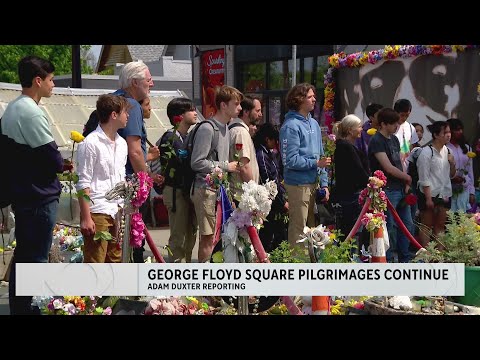 Students travel thousands of miles to visit George Floyd Square