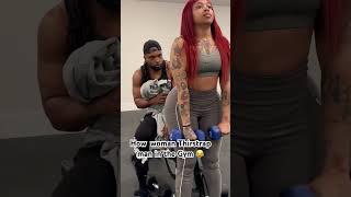 How woman Thirst trap man in the Gym #shorts #viral #gym #comedy