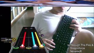 Through the Fire and Flames (All Strum) 600k!!! [Keyboard]