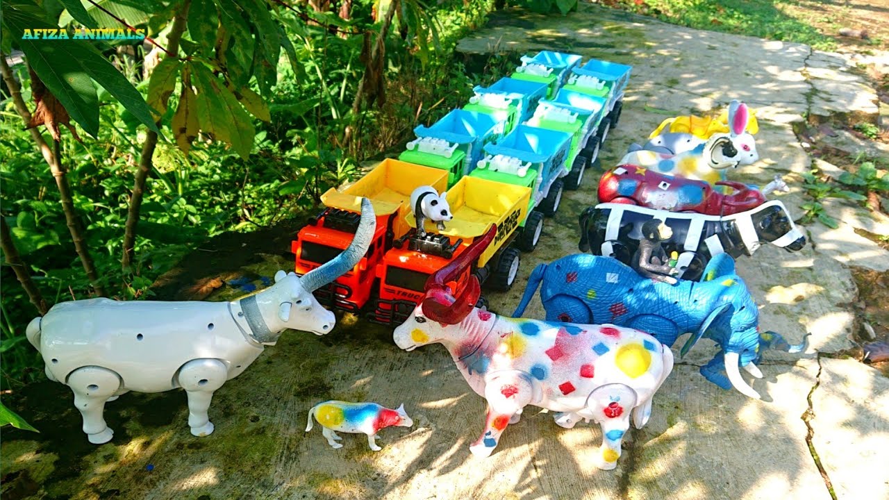 Эвакуатор Корова Корова Смешной Слон Обезьяна Коза Буффало Лошадь Кролик Носорог Панда