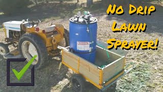 Build your own DIY 55 Gallon No Drip Regulated Yard and Garden Sprayer on the cheap!