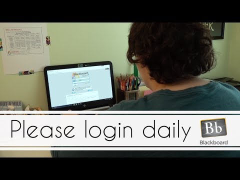 Attendance - Remember to Login to Blackboard Daily