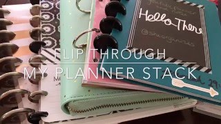 Planner Binge! Flip-Through My Planner Stack