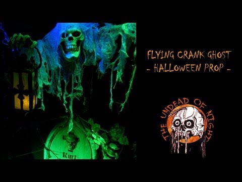 Flying Crank Ghost Halloween